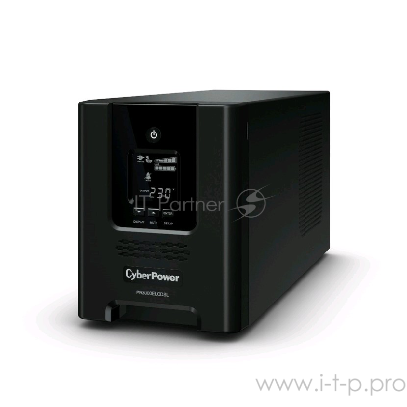 ИБП (UPS) 3000ВА CyberPower PR3000ELCDSL, черный (COM, USB)