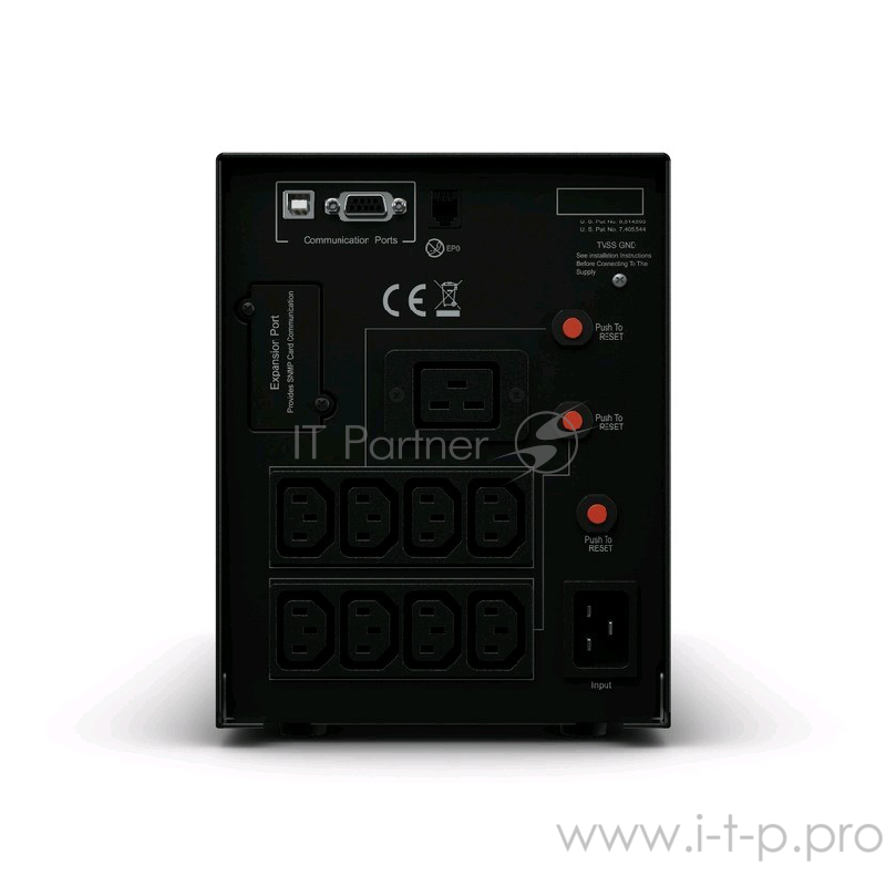 ИБП (UPS) 3000ВА CyberPower PR3000ELCDSL, черный (COM, USB)