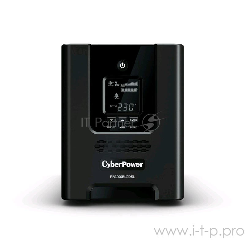 ИБП (UPS) 3000ВА CyberPower PR3000ELCDSL, черный (COM, USB)