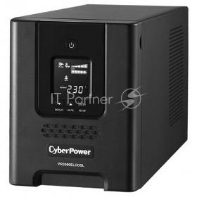 ИБП (UPS) 3000ВА CyberPower PR3000ELCDSL, черный (COM, USB)