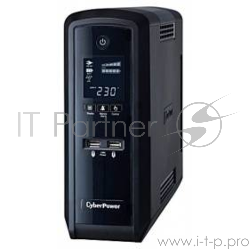 ИБП (UPS) 1500ВА CyberPower CP1500EPFCLCD, черный (COM, USB)