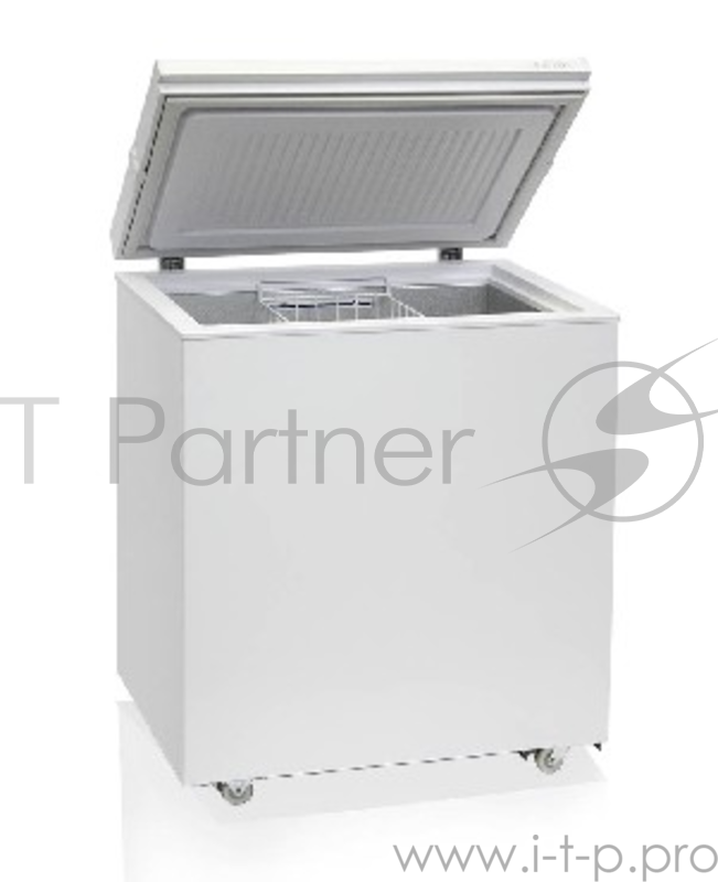 Морозильный ларь Бирюса Б-155VK белый 135Вт