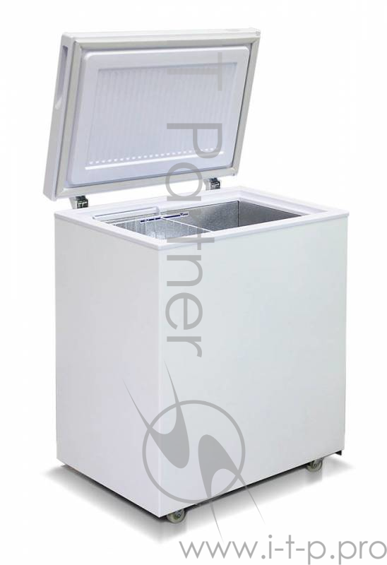 Морозильный ларь Бирюса Б-155VK белый 135Вт