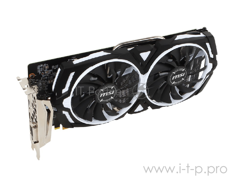 Видеокарта MSI GTX1060 ARMOR OC 3Gb GDDR5 192bit DPx2, DVI-D, HDMIx2 (GTX 1060 ARMOR 3G OCV1) RTL