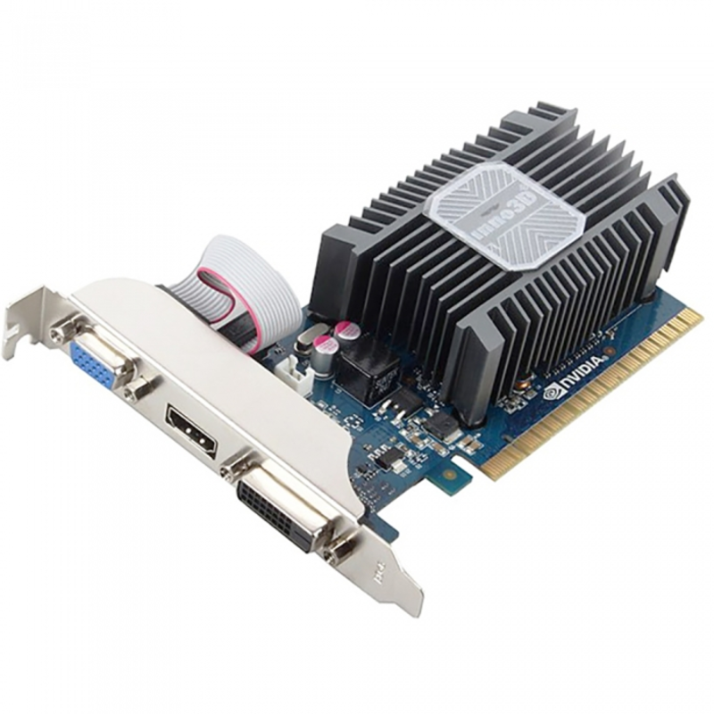 Видеокарта 2Gb <PCI-E> Inno3D GT730 c CUDA <GFGT730, SDDR3, 64 bit, HDCP, DVI, HDMI, Retail>