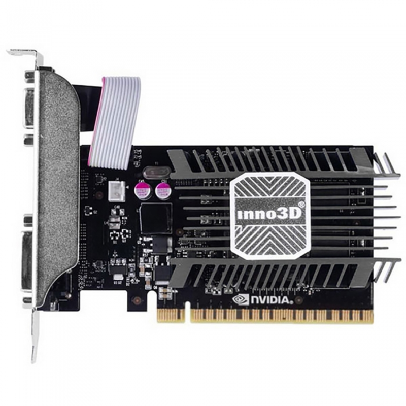 Видеокарта 2Gb <PCI-E> Inno3D GT730 c CUDA <GFGT730, SDDR3, 64 bit, HDCP, DVI, HDMI, Retail>
