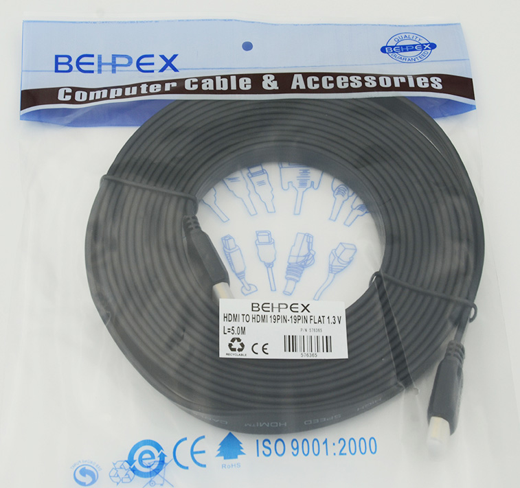 Кабель аудио-видео HDMI (m)/HDMI (m) 5м.