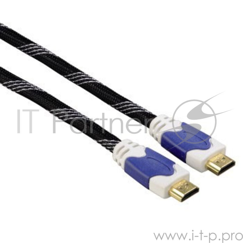 Кабель аудио-видео Hama H-11910 HDMI (m)/HDMI (m) 1.5м. Позолоченные контакты черный (00011910)