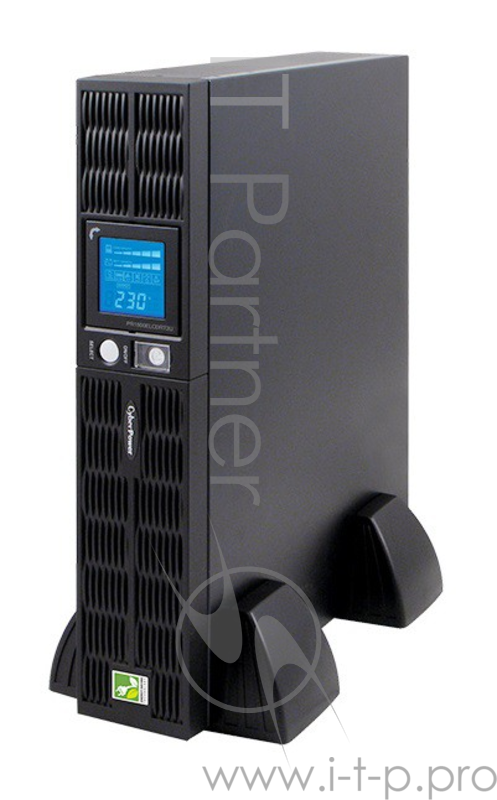 ИБП (UPS) 2U 19 RM 1000ВА CyberPower PR1000ELCDRT2U, черный (COM, USB)