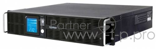 ИБП (UPS) 2U 19 RM 1000ВА CyberPower PR1000ELCDRT2U, черный (COM, USB)