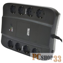 ИБП (UPS) 850ВА Powercom Spider SPD-850U, черный (USB)