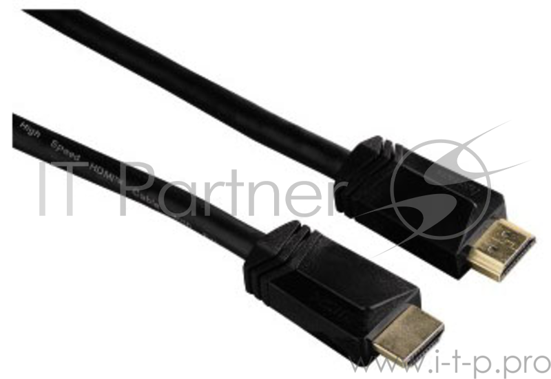Кабель аудио-видео Hama High Speed HDMI (m)/HDMI (m) 3м. Позолоченные контакты черный 3зв (00122105)