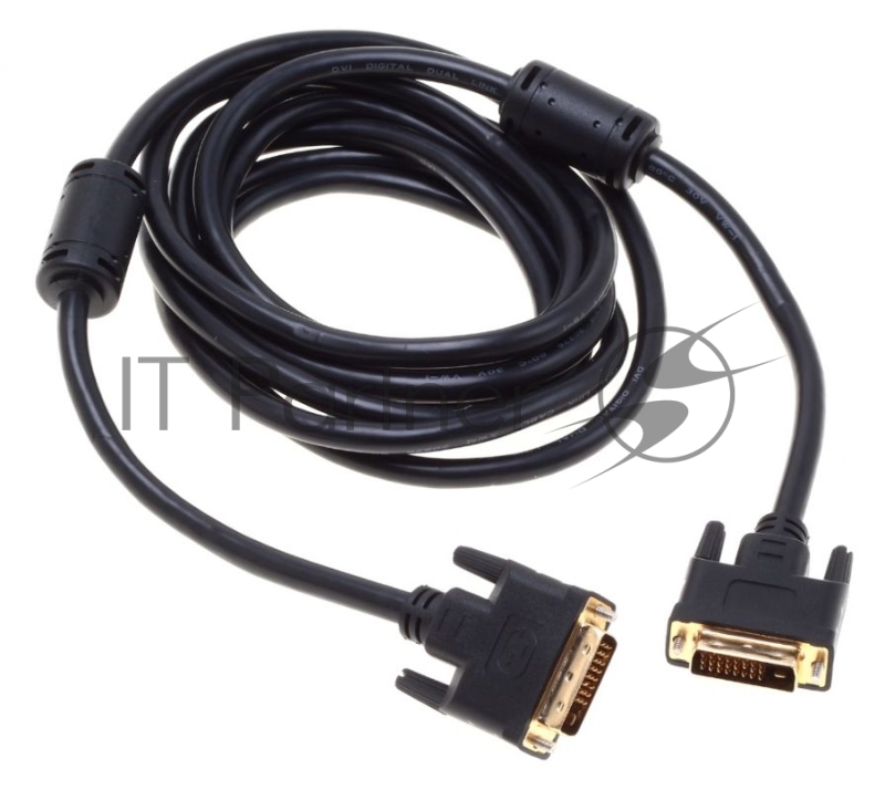 Кабель видео Buro DVI-D(m)/DVI-D(m) 3м. феррит.кольца Позолоченные контакты черный (BHP RET DVI30)