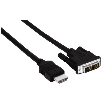 Кабель видео Hama H-56443 HDMI (m)/DVI-D (m) 1.5м. черный (00056443)