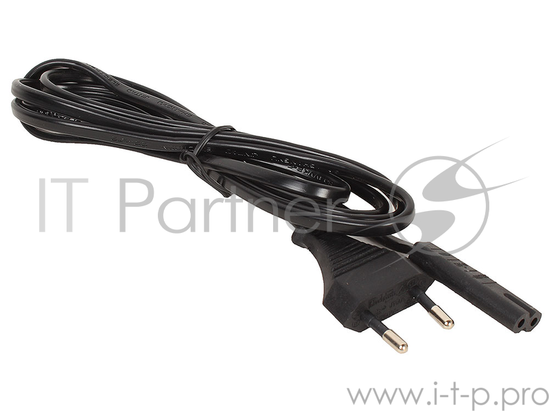 Кабель питания 3Cott 3C-PC-C7-EU2P, 1.8м, с 2-х полюсовой вилкой для ноутбуков, аудио/видео техники,