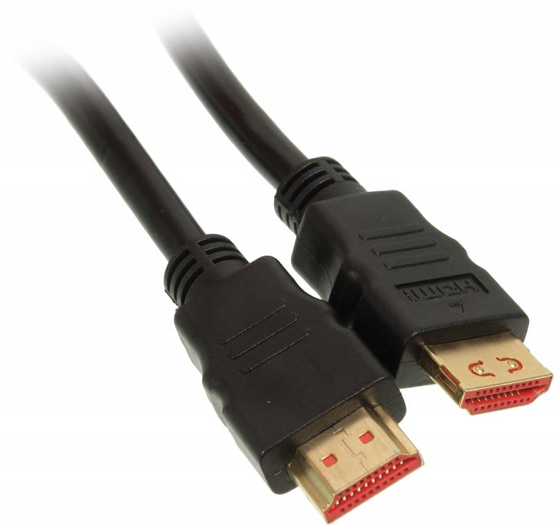 Кабель аудио-видео Buro HDMI (m)/HDMI (m) 1.5м. Позолоченные контакты черный (BHP)