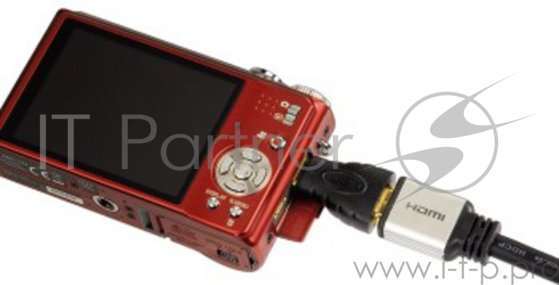 Адаптер аудио-видео Hama H-39861 mini-HDMI (m)/HDMI (f) Позолоченные контакты черный (00039861)