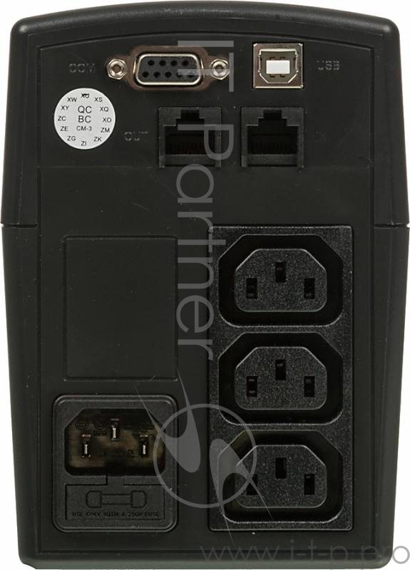 ИБП (UPS) 600ВА CyberPower Value 600EI, черный (COM, USB)