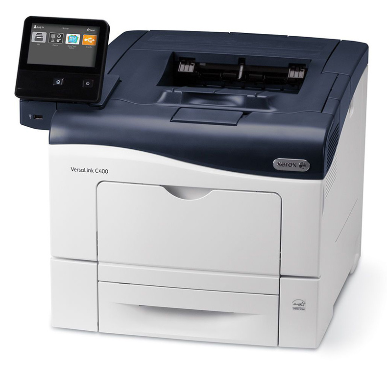 Цветной лазерный принтер Xerox VersaLink C400/N A4, 600x600dpi, бело-синий (USB3.0, LAN)