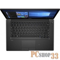 Ноутбук Dell Latitude 7480 7480-8661 (Core i5 7200U-2.50ГГц, 8ГБ, 256ГБ SSD, HDG, LAN, WiFi, BT, WebCam, 14.0 1920x1080, W10 Pro), черный