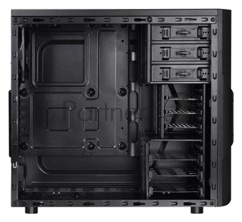Корпус Miditower Thermaltake Versa H22 CA-1B3-00M1NN-00, ATX, черный (без БП)