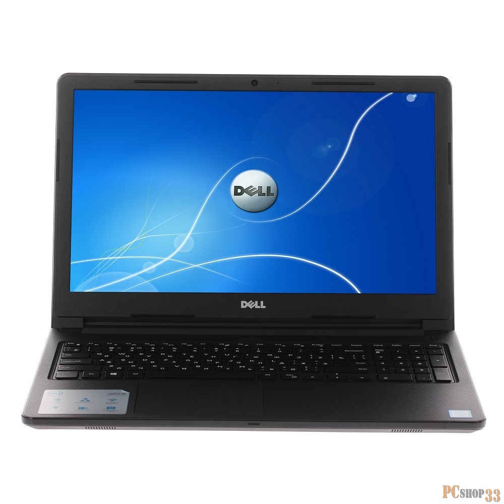 Ноутбук Dell Vostro 3568 3568-9385 (Core i3 6006U-2.00ГГц, 4ГБ, 1000ГБ, R5 M420X, DVDRW, LAN, WiFi, BT, WebCam, 15.6 1366x768, W10 Pro), черный