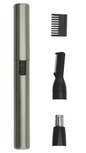 Триммер Wahl Micro Lithium серебристый (насадок в компл:3шт)