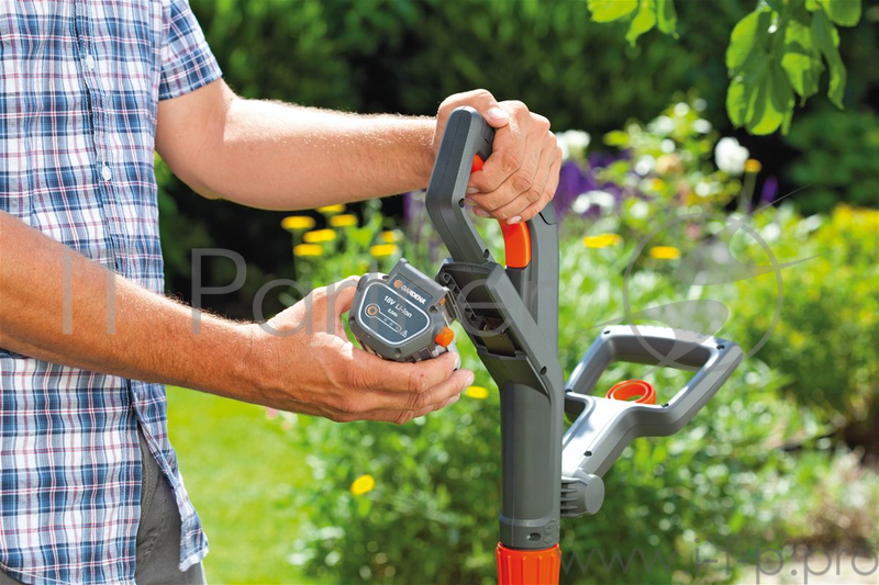 Триммер электрический Gardena EasyCut Li-18/23R аккум. неразбор.штан. реж.эл.:леска