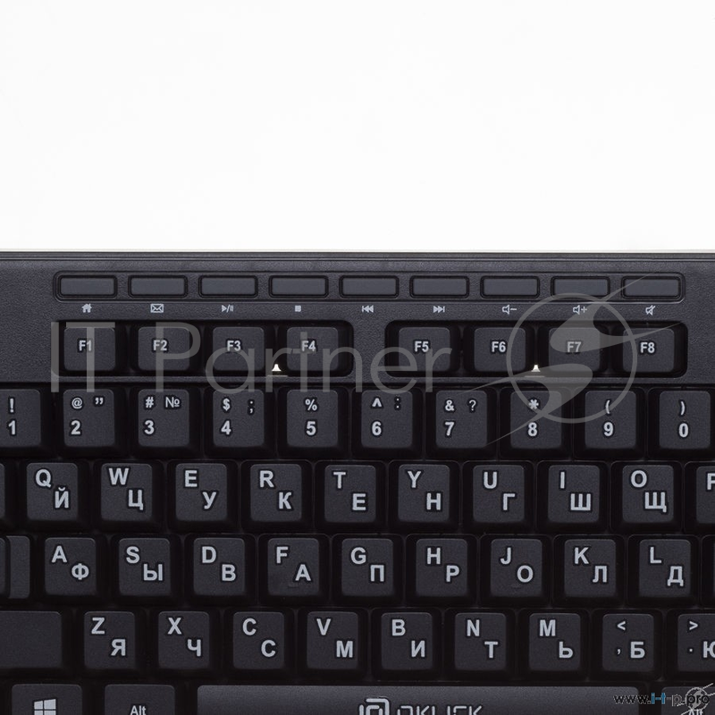 Клавиатура Oklick 310M черный USB Multimedia
