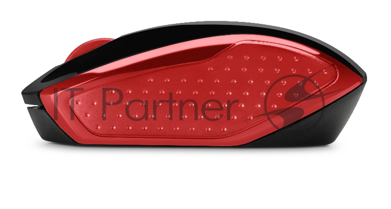 Мышь HP 200 Emprs красный оптическая (1000dpi) беспроводная USB для ноутбука (2but)