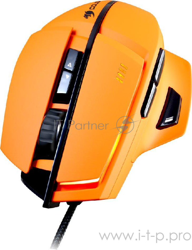 Мышь Cougar 600M Orange игровая, Лазерный сенсор Avago9800 8200dpi, регулировка DPI, механизм Omron,