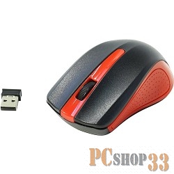 Мышь Oklick 485MW оптическая (1200dpi) беспроводная USB (2but) (варианты цвета - черный, черный/красный, черный/синий)