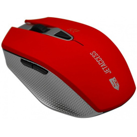 Беспроводная мышь Jet.A Comfort OM-U60G красная (800/1200/1600dpi, 5 кнопок, USB)