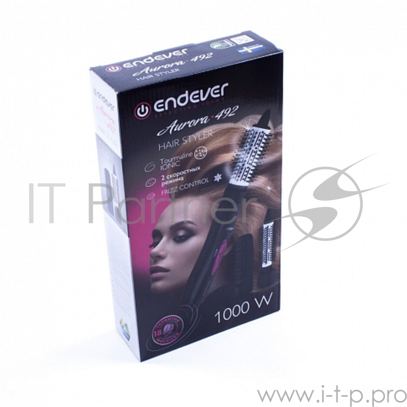Фен-щетка Endever Aurora 492