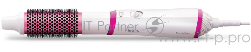Фен-щетка Philips HP8660/00 650Вт белый/розовый