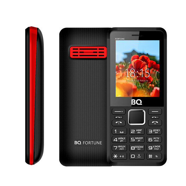 Мобильный телефон BQ 2436 Fortune P Black+Red