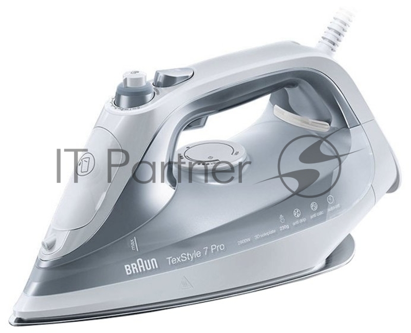 Утюг BRAUN SI7088GY серый/белый