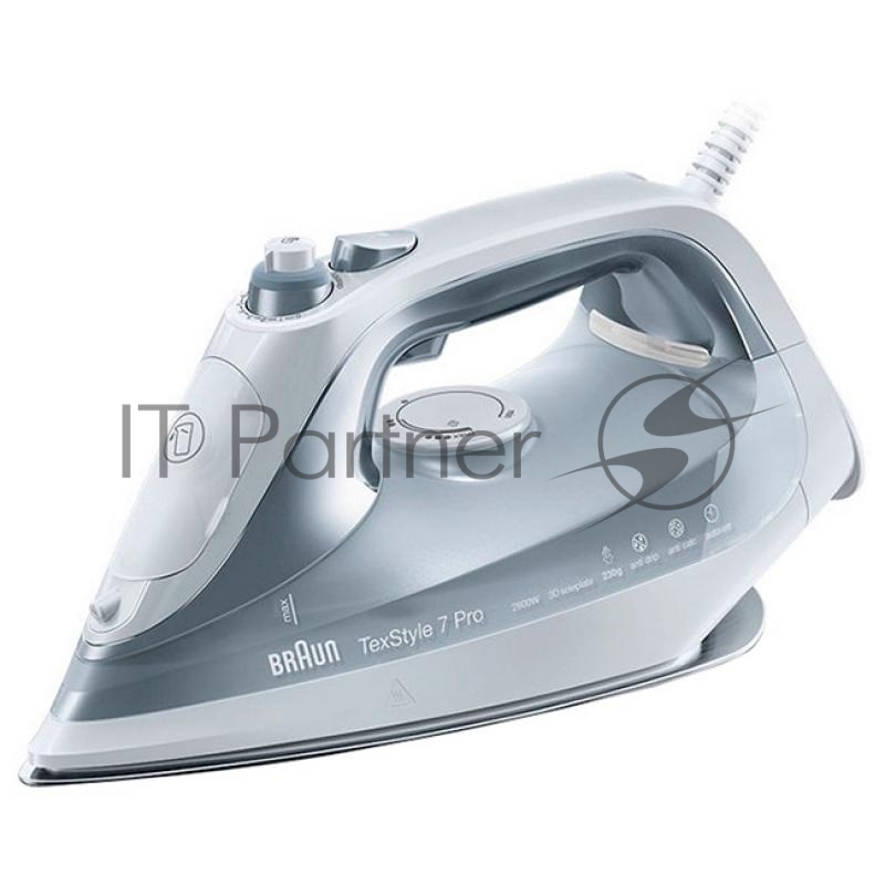 Утюг BRAUN SI7088GY серый/белый