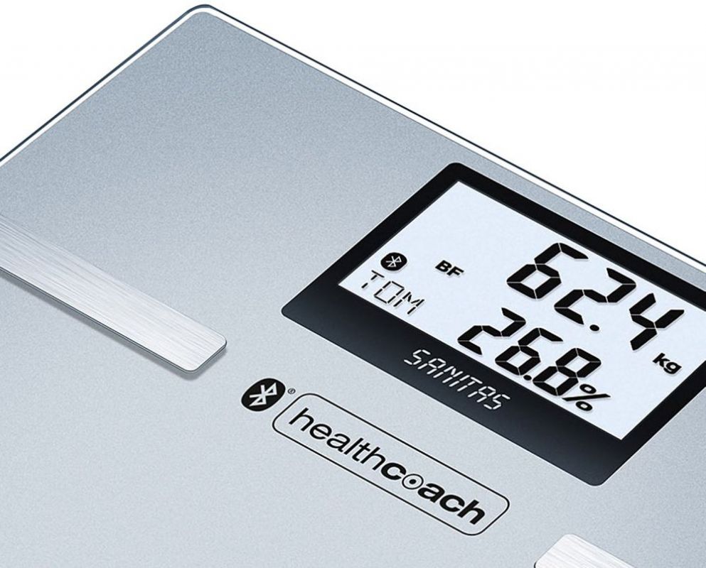 Весы напольные электронные Sanitas SBF 70 BT серый