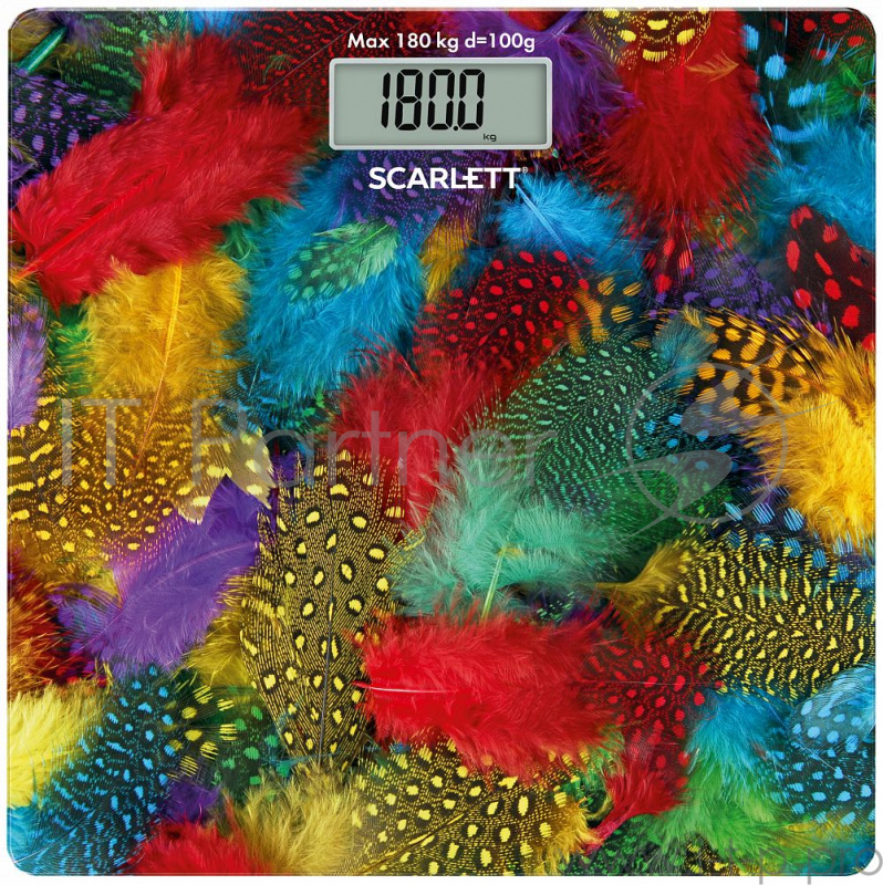 Весы напольные электронные Scarlett SC-BS33E033 макс.180кг рисунок