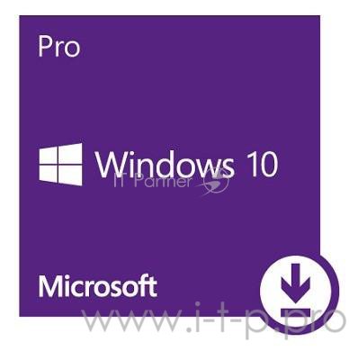 Опер. система Microsoft Windows 10 Профессиональная 32-bit/64-bit All Lng PK Lic Online DwnLd NR, электронный ключ