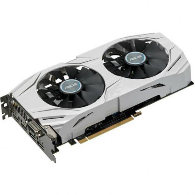 Видеокарта ASUS GeForce GTX 1060 3ГБ DUAL-GTX1060-O3G (GeForce GTX 1060, DDR5, DVI, 2xHDMI, 2xDP) (PCI-E)