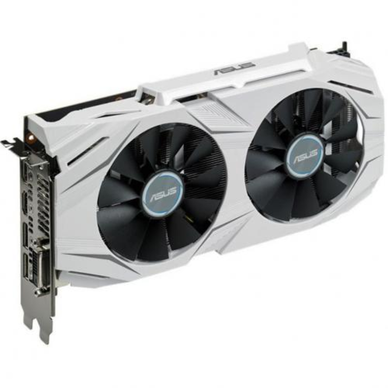 Видеокарта ASUS GeForce GTX 1060 3ГБ DUAL-GTX1060-O3G (GeForce GTX 1060, DDR5, DVI, 2xHDMI, 2xDP) (PCI-E)