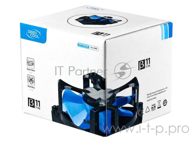 Вентилятор Cooler Deepcool BETA 11 {Soc-FM2/FM1/AM3+/AM3/AM2+/AM2, 3pin, 25dB, Al, 100W}
