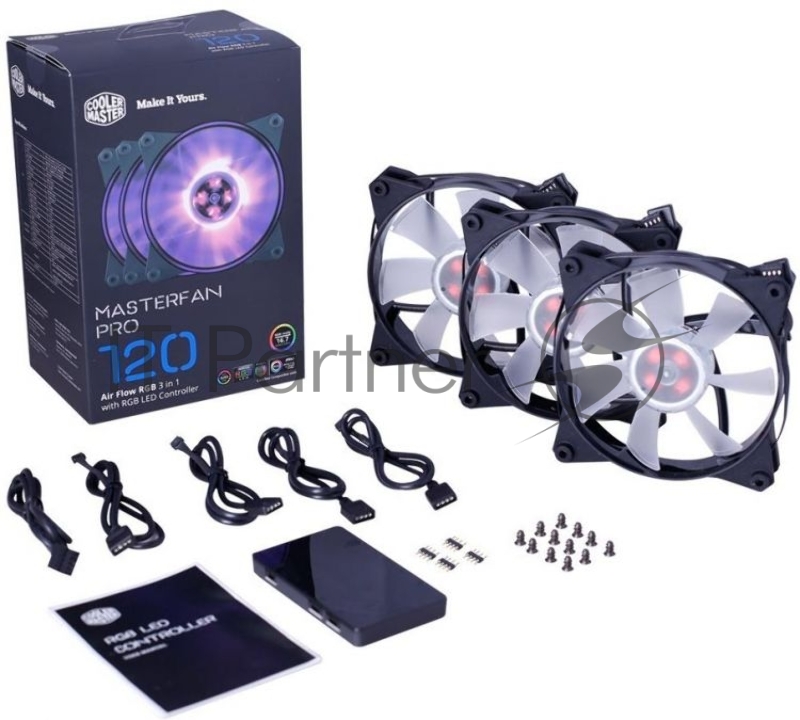 Вентилятор Cooler Master MasterFan Pro 120 Air Pressure RGB 3 in 1 (MFY-P2DC-153PC-R1)