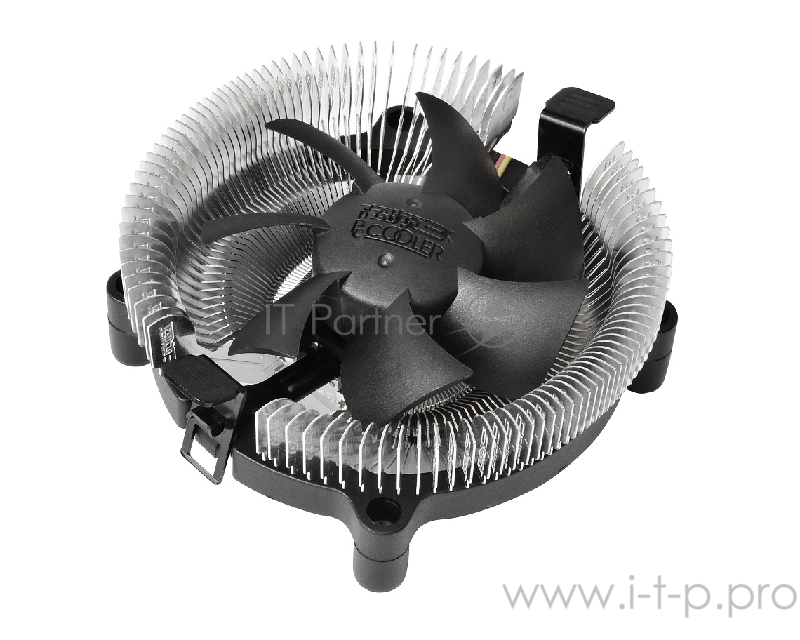 Кулер PCCooler E80 S775/1150/51/55/56/AM2/2+/AM3/ (72 шт/кор, TDP 65W, вент-р 80мм, 2200RPM, 22dBa) Retail Color Box