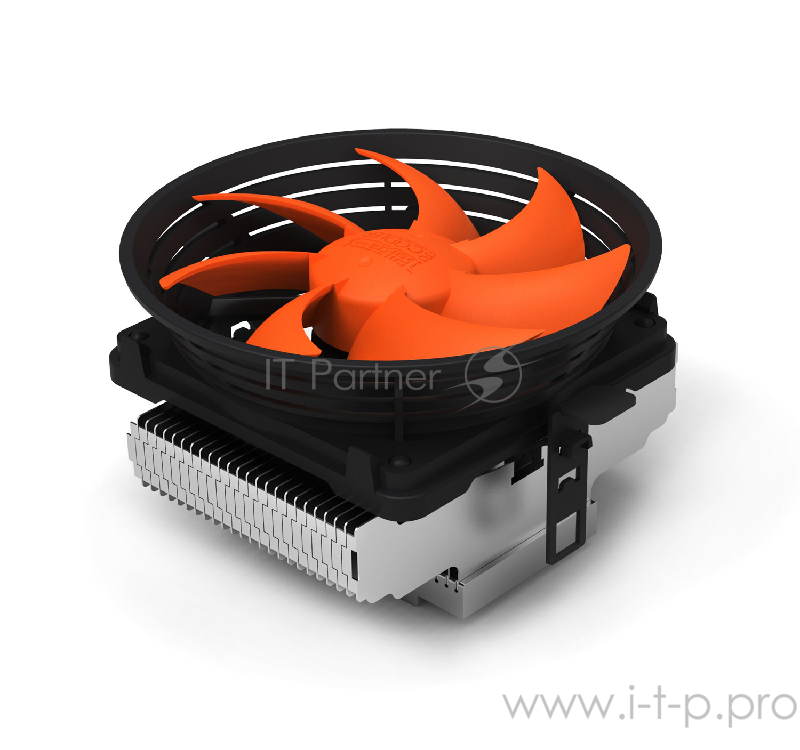 Вентиляторы PCCooler Q100 Кулер Q100 S775/115X/AM2/AM3/AM4/FM1/FM2 (60 шт/кор, TDP 66W, вент-р 100мм, 2200RPM, 20dBa) Retail Color Box