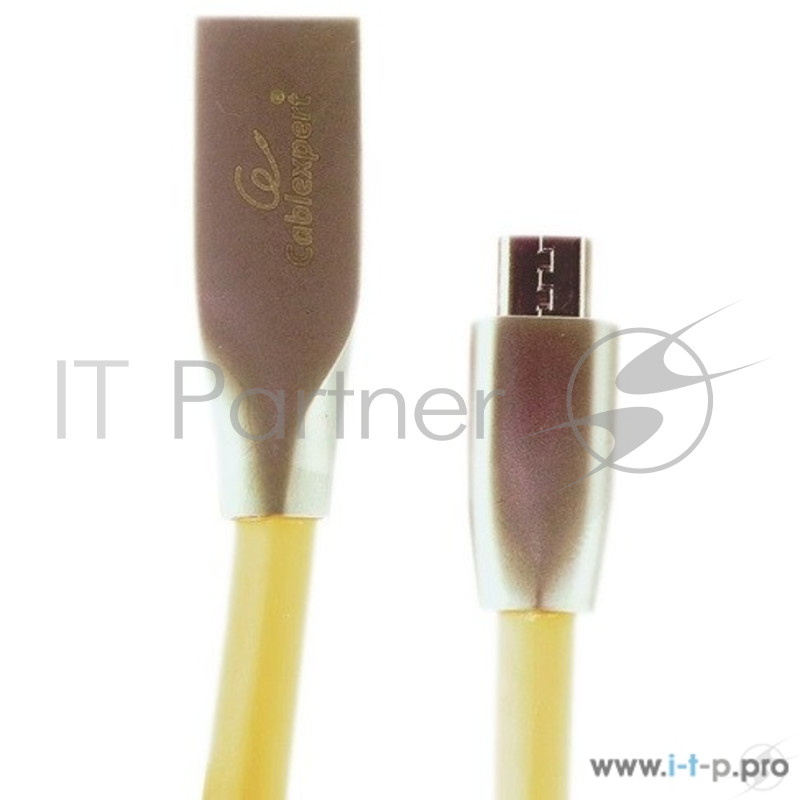 Кабель Cablexpert Кабель USB 2.0 CC-G-USBC01Gd-1M AM/Type-C, серия Gold, длина 1м, золотой, блистер
