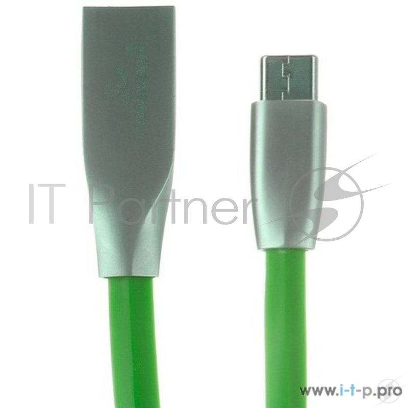 Кабель Cablexpert Кабель USB 2.0 CC-G-USBC01Gn-1M AM/Type-C, серия Gold, длина 1м, зеленый, блистер