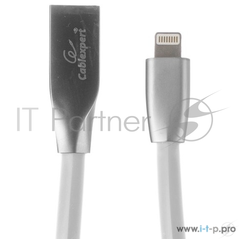 Кабель Cablexpert Кабель для Apple CC-G-APUSB01W-1.8M, AM/Lightning, серия Gold, длина 1.8м, белый, блистер